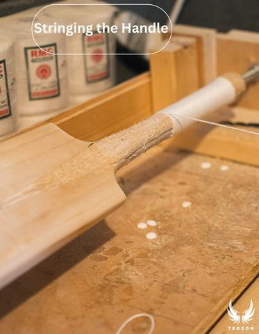 A Grade 1 Short Handle English Willow Cricket Bat Weighing 2lb 12oz.