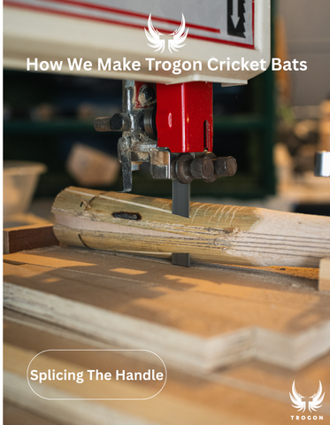 A Grade 1 Short Handle English Willow Cricket Bat Weighing 2lb 12oz.