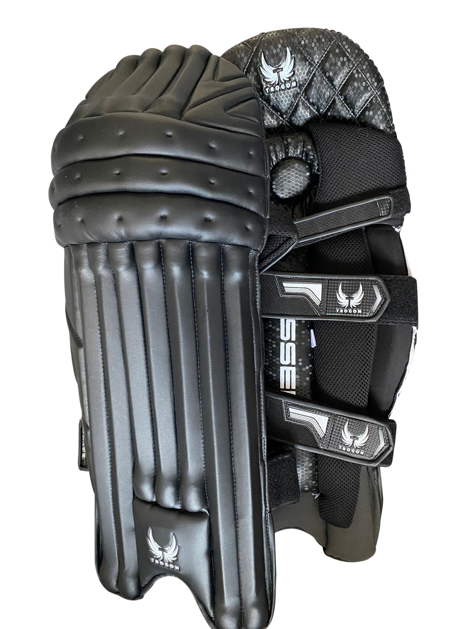 Trogon Cricket black batting pads