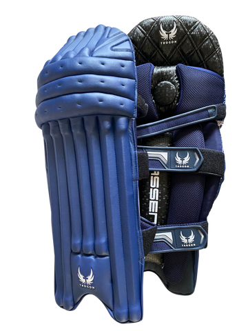 Blue Cricket Batting Pads