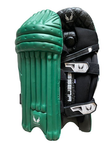 Green Cricket Batting Pads