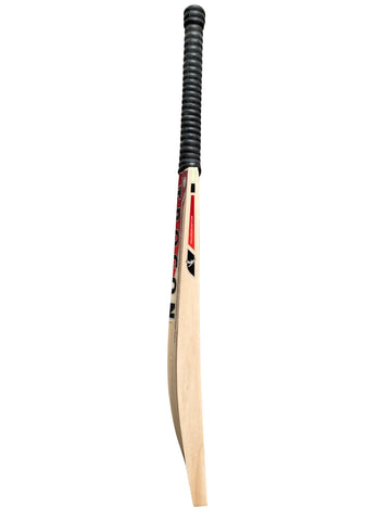 A Short Handle, Grade 2 English Willow Cricket Bat That Weighs 2lb 8oz. A Beautifully Balanced Cricket Bat, With a Full Blade-Bow, Lovely Grain Structure, Massive Profiles (Edges and Spine) and an Incredible Ping, a Truly Remarkable Cricket Bat.