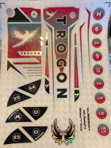 Trogon Cricket Bat Stickers