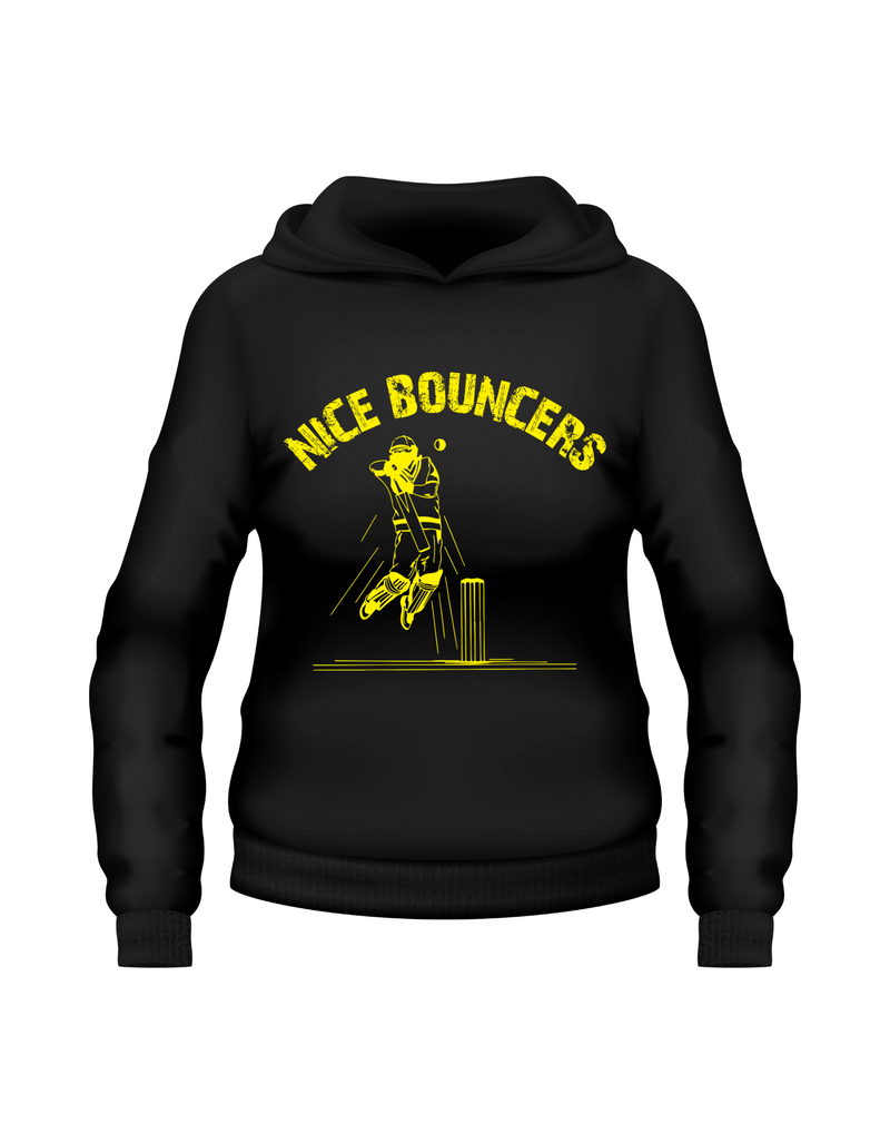 Nice Bouncers | Funny Cricket Hoodie
