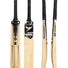 Grade 2 English willow cricket bat from Trogon Cricket.  Showing beautiful straight grains, and finished with a black grip and Trogon's black sticker set.