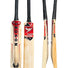 A Grade 2 English willow cricket bat with a middle-middle. Finished with a black grip and Trogon Crickets red sticker set