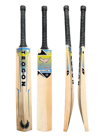 Grade 2 English Willow Short Handle Cricket Bat Weighing 2lb 8oz. 12 Straight Grains, an Incredibly Light Pick Up, Lovely Ping, Thick Edges, Perfect for Any Serious Cricketer Playing and Training Regularly