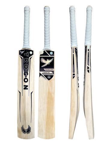 Grade 3 English Willow Short Handle Cricket Bat Weighing 2lb 12oz. A Beautiful Blade With 8 Grains, With a Light Pickup Around 2lb 10oz, Ideal for a Beginners Adult Bat of 2nd Bat