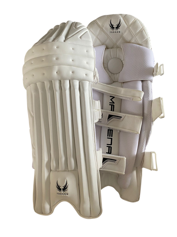 🎁 Junior White Cricket Batting Pads (100% off)