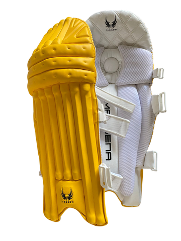 Yellow Adult Cricket Batting Pads